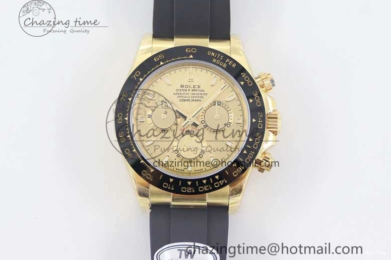 MiroTime 0423 Daytona 116518 TWF 1:1 Best Edition 904L Steel YG Dial on Oysterflex Strap A Youthful 2424